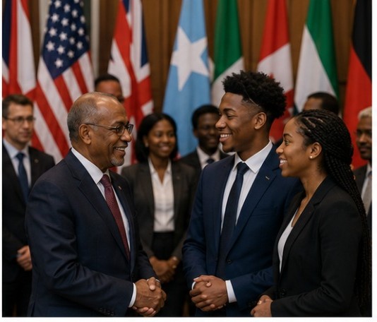 Global leaders and delegates at the Vanguard graduation ceremony