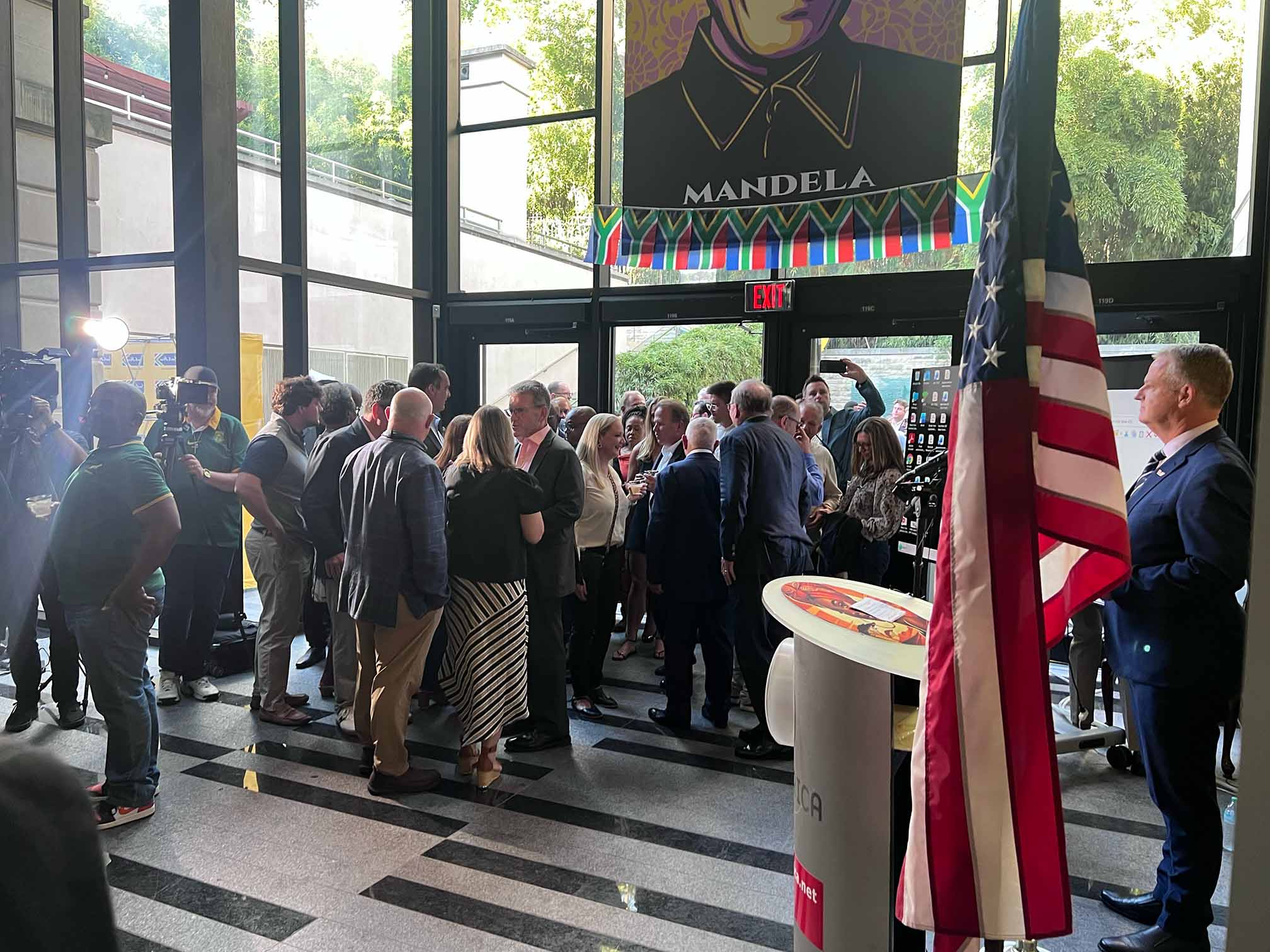 Vanguard delegation at an international leadership reception