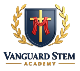 Vanguard STEM Academy crest logo